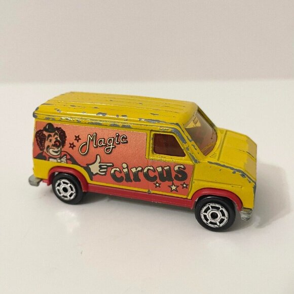Majorette Fourgon Magic Circus Van Diecast Flaws Missing Doors - Picture 13 of 16